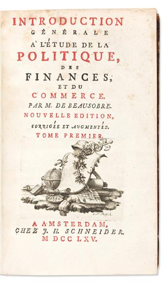 [Economics] French: Three 18th Century Works.